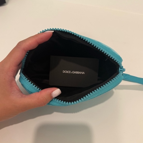 Dolce & Gabbana Turquoise Wristlet - Picture 2 of 2